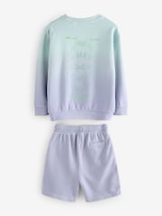 Baker by Ted Baker Ombre Sweatshirt And Shorts Set - Image 10 of 12