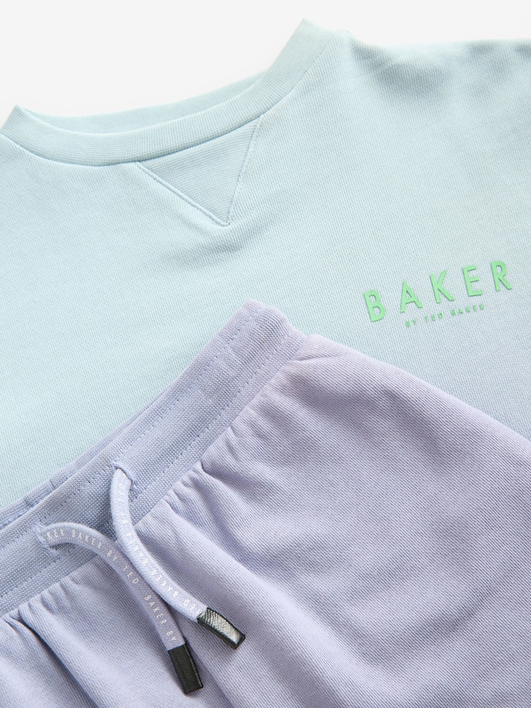Baker by Ted Baker Ombre Sweatshirt And Shorts Set - Image 12 of 12 Baker by Ted Baker Ombre Sweatshirt And Shorts Set - Image 12 of 12