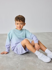 Baker by Ted Baker Ombre Sweatshirt And Shorts Set - Image 2 of 12