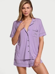 Victoria's Secret Charmed Violet Purple Modal Short Pyjama Set - Image 1 of 3