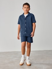Baker by Ted Baker Textured Shirt T-Shirt and Shorts Set - Image 2 of 12