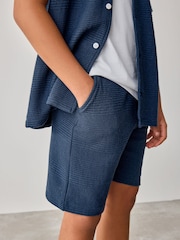 Baker by Ted Baker Textured Shirt T-Shirt and Shorts Set - Image 4 of 12