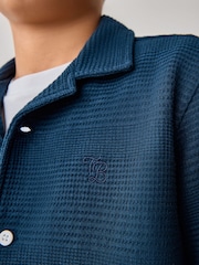 Baker by Ted Baker Textured Shirt T-Shirt and Shorts Set - Image 5 of 12