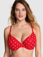 Rood met hartjesprint - Victoria's Secret roze push-up beha - Image 1 of 4