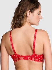 Rood met hartjesprint - Victoria's Secret roze push-up beha - Image 2 of 4