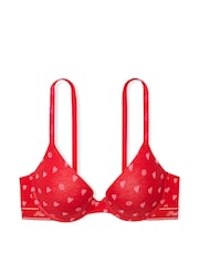 Rood met hartjesprint - Victoria's Secret roze push-up beha - Image 3 of 4