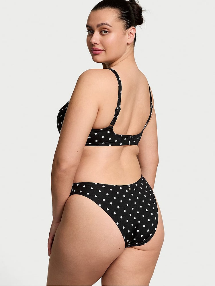 Met zwarte en wite stippen - Victoria's Secret bikinitop met strik - Image 2 of 4