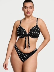 Met zwarte en wite stippen - Victoria's Secret bikinitop met strik - Image 3 of 4