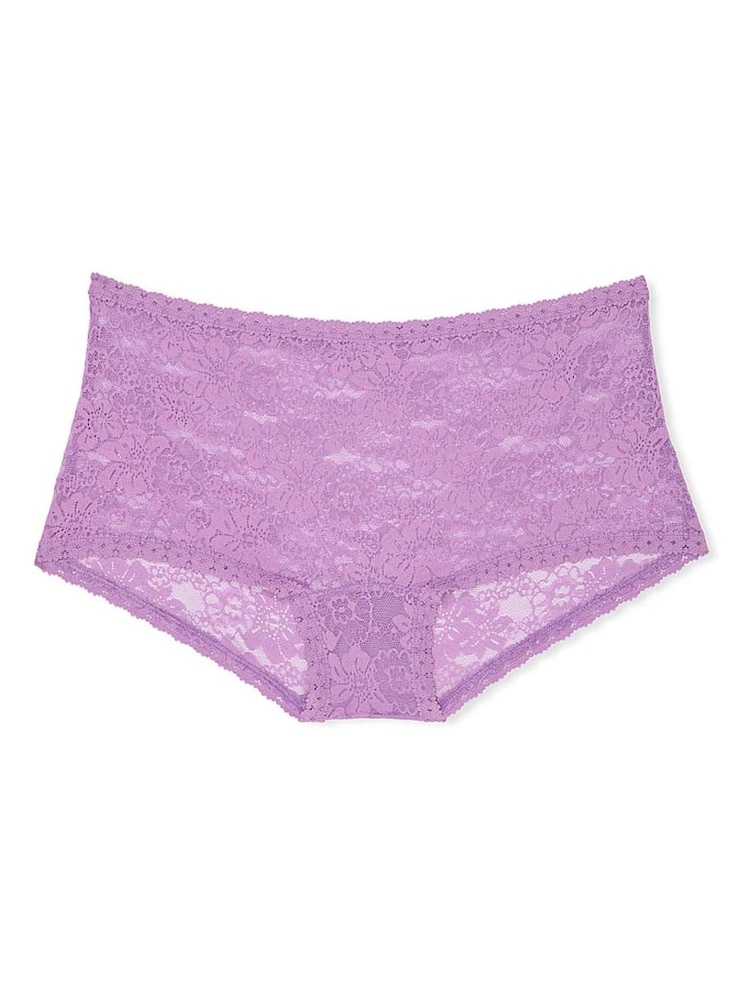 Grape Taffy paars - Victoria's Secret PINK Kanten slipje met bloemenprint - Image 3 of 3