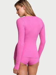 Victoria's Secret New Peony Pink Modal Rib Short Pyjama Set - Image 2 of 3