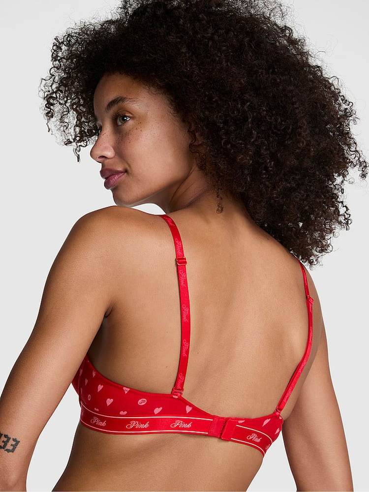 Victoria's Secret PINK Red Heart T Shirt Bra - Image 2 of 4
