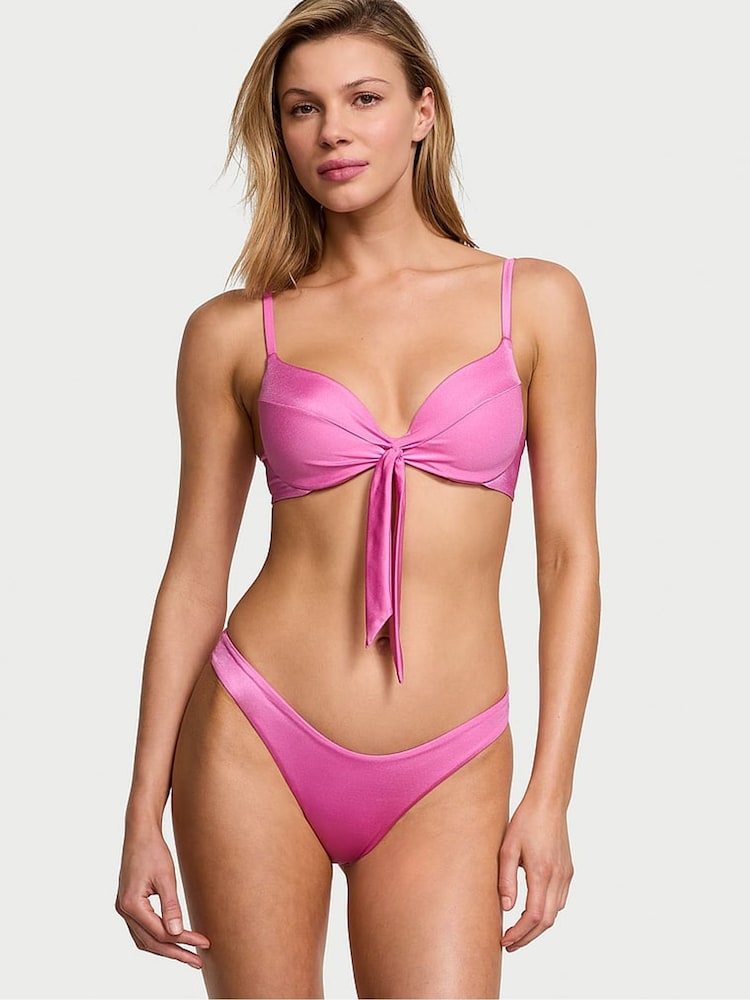 Nieuw pioenroze - Victoria's Secret bikinitop met strik - Image 3 of 3