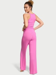 Victoria's Secret New Peony Pink Modal Rib Cami Long Pyjama Set - Image 2 of 3