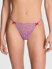 Grape Taffy paars - Victoria's Secret roze kanten slipje - Image 1 of 3