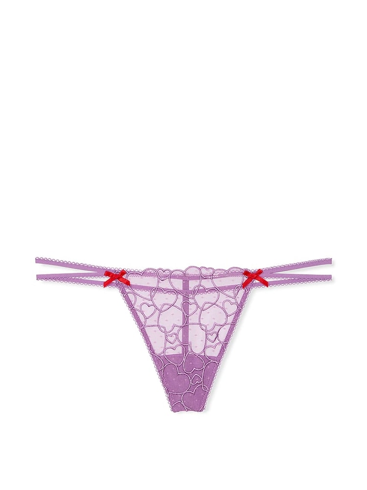 Grape Taffy paars - Victoria's Secret roze kanten slipje - Image 3 of 3