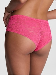 Dubbele bubbel roze - Victoria's Secret PINK Kanten slipje met bloemenprint - Image 2 of 3