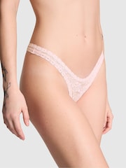 Angel roze - Victoria's Secret PINK Kanten slipje met bloemenprint - Image 1 of 3