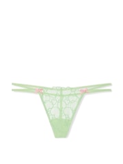 Victoria's Secret PINK Pale Petal Green G String Lace Knickers - Image 3 of 3