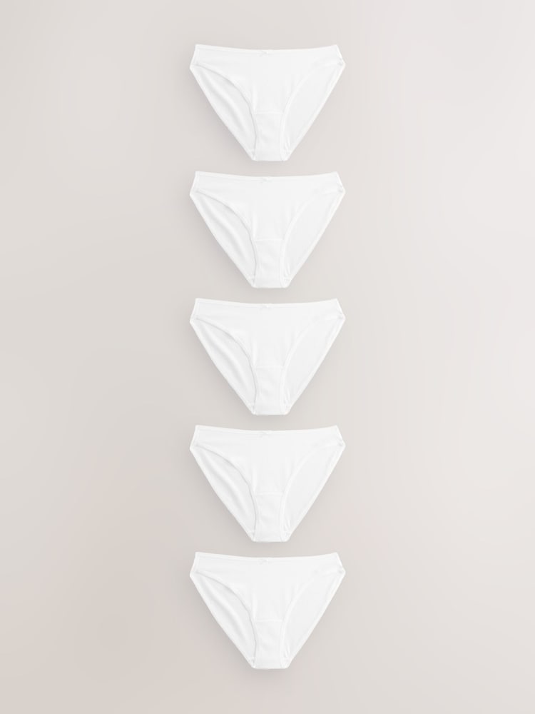 Blanc - Lot de 5 culottes riches - Image 1 de 12
