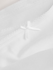White Full Brief Rich Knickers 5 Pack - Image 4 of 7