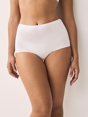White Full Brief Rich Knickers 5 Pack - Image 5 of 7