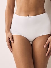 White Full Brief Rich Knickers 5 Pack - Image 6 of 7