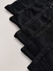 Black Full Brief Rich Knickers 5 Pack - Image 12 of 12