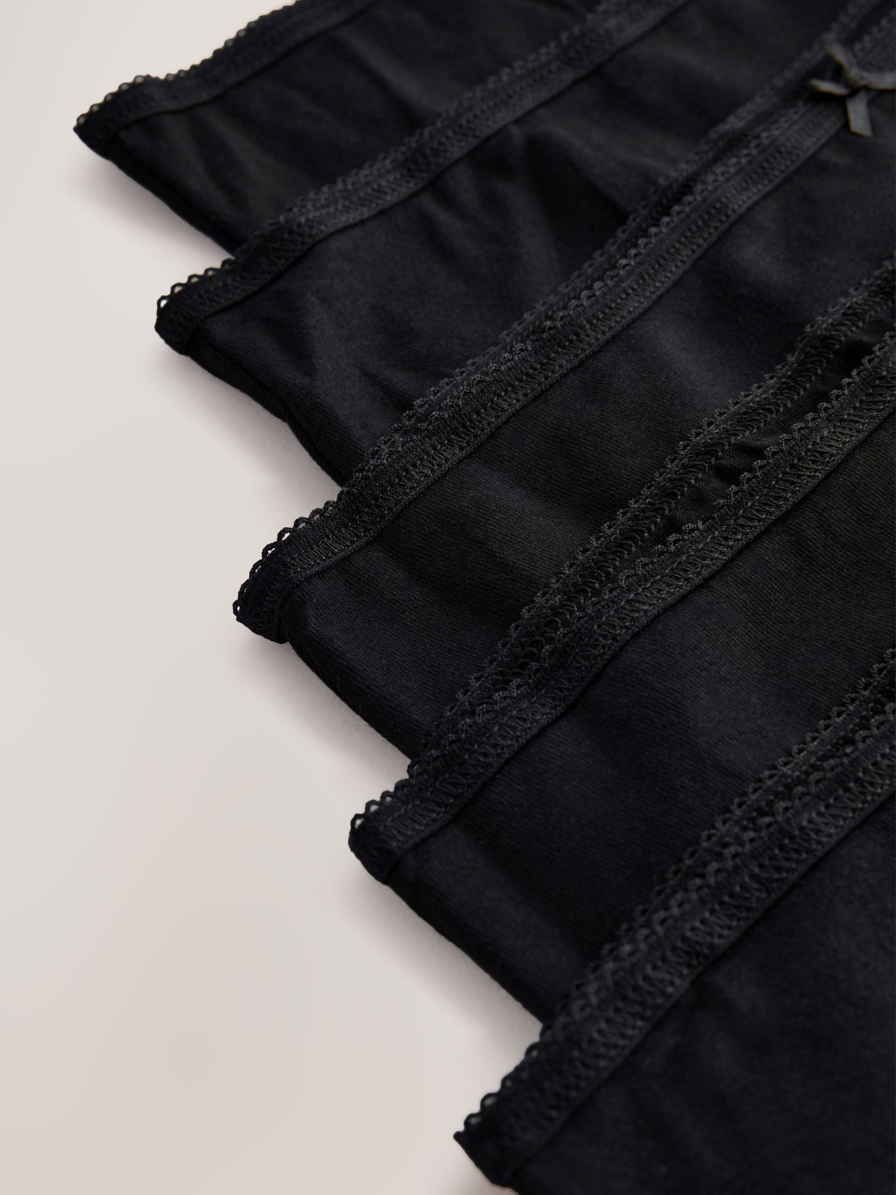 Buy Black Full Brief Cotton Rich Knickers 5 Pack from Next USA