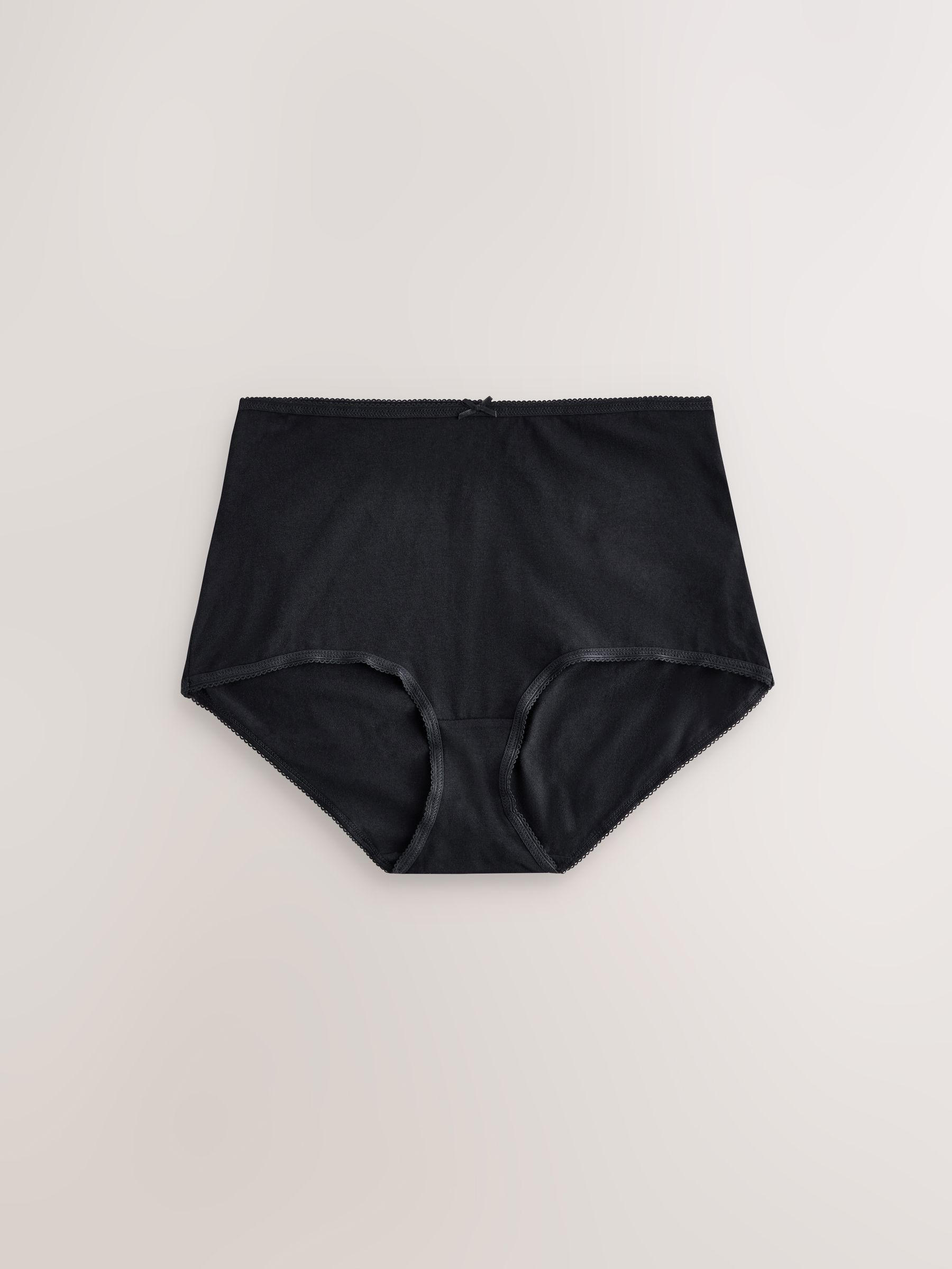 Buy Black Full Brief Cotton Rich Knickers 5 Pack from Next USA