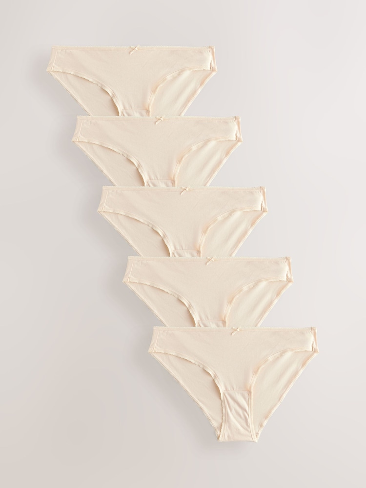 Пастельно-розовый телесный - Rich Knickers 5 Pack - Image 1 of 8