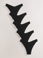 Черный - Rich Knickers 5 Pack - Image 1 of 7