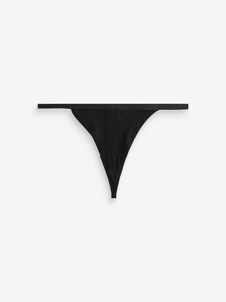 Noir - Lot de 5 culottes riches - Image 4 of 6