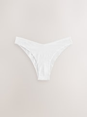 Black/White/Nude Extra High Leg Rich Knickers 5 Pack - Image 4 of 8