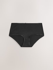 Black Midi Cotton Rich Knickers 5 Pack - Image 8 of 8