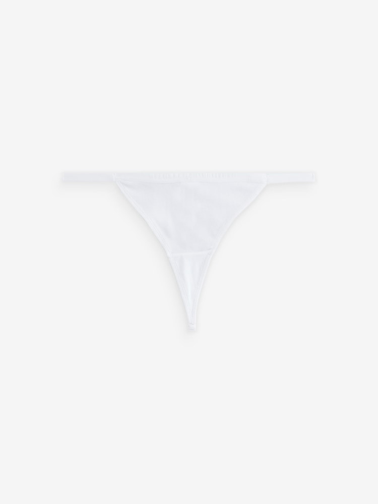 Noir / Pastel Rose Nude / Blanc - Lot de 5 culottes riches - Image 6 of 9