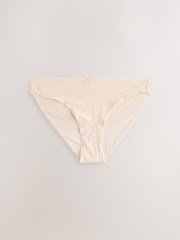 Black/Pastel Rose Nude/White High Leg Full Brief Cotton Rich Knickers 5 Pack - Image 6 of 7