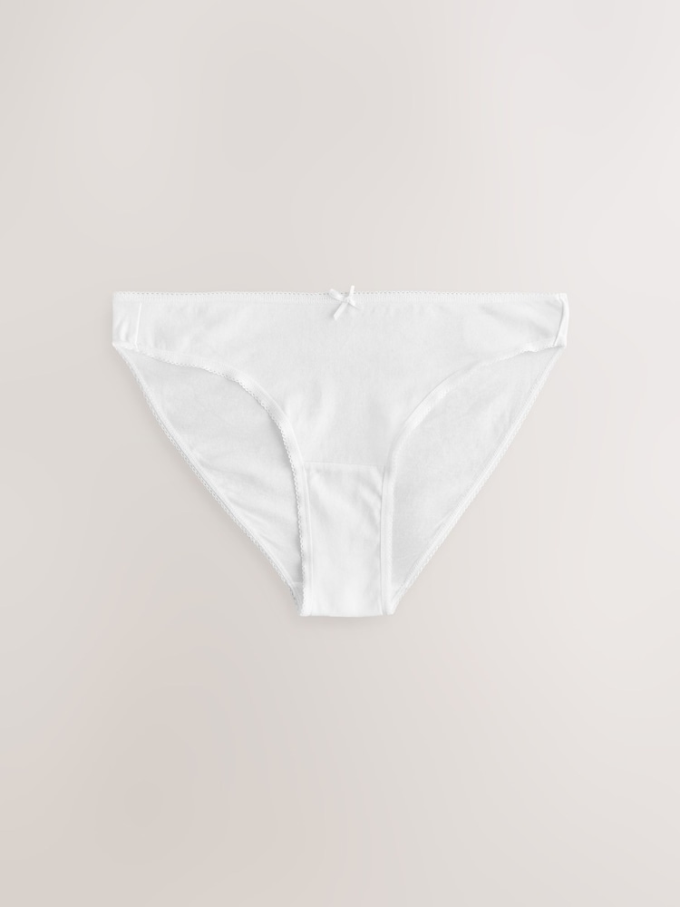 Black/Pastel Rose Nude/White High Leg Full Brief Cotton Rich Knickers 5 Pack - Image 7 of 7 Black/Pastel Rose Nude/White High Leg Full Brief Cotton Rich Knickers 5 Pack - Image 7 of 7