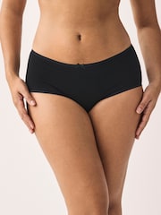Black/White/Pastel Rose Nude Midi Rich Knickers 5 Pack - Image 2 of 9