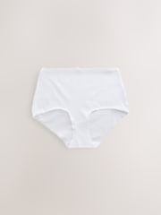 Black / Pastel Rose Nude / White Full Brief Rich Knickers 5 Pack - Image 2 of 6