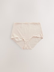 Black / Pastel Rose Nude / White Full Brief Rich Knickers 5 Pack - Image 3 of 6