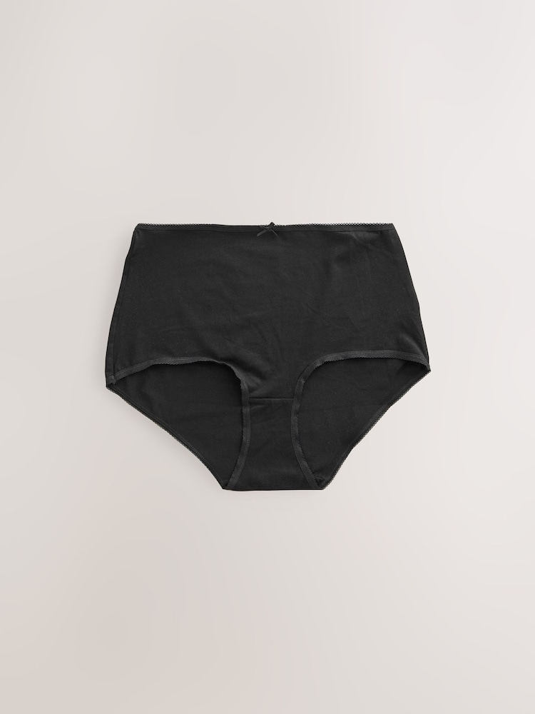 Noir / Pastel Rose Nude / Blanc - Lot de 5 culottes riches - Image 5 of 6