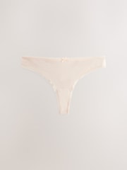 Black / Pastel Rose Nude / White Thong Rich Knickers 7 Pack - Image 6 of 10