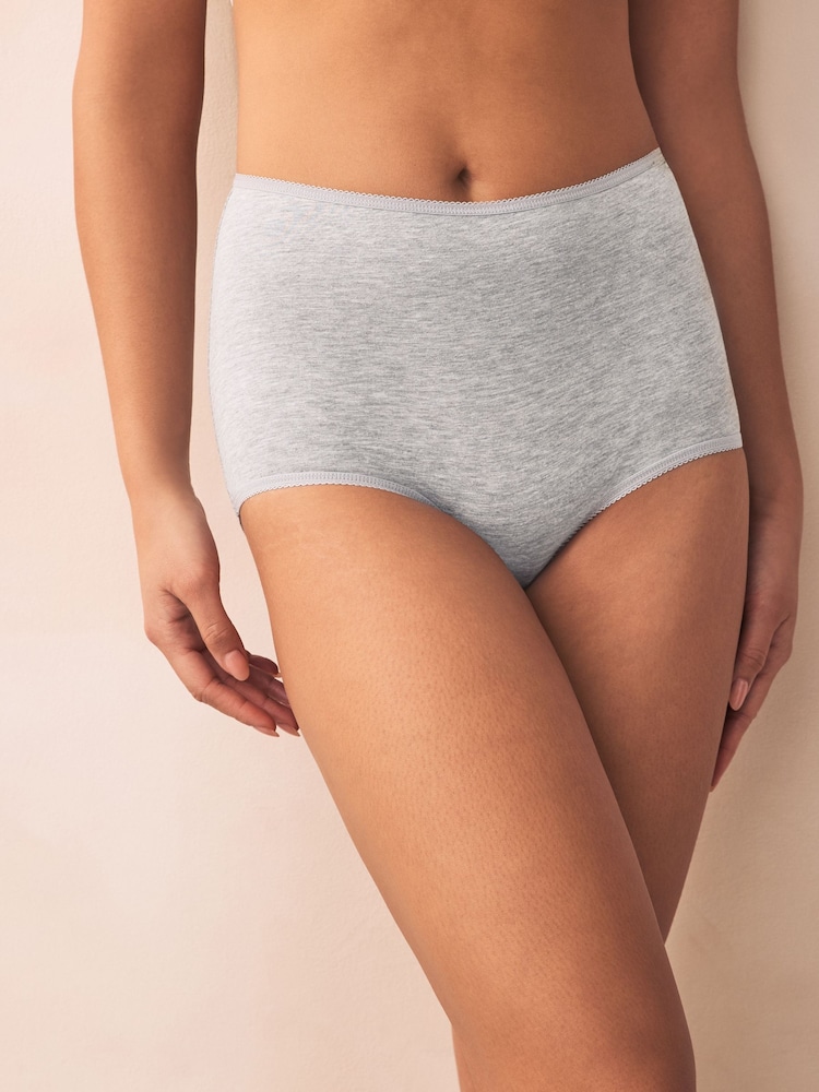 Pink/Blue Full Brief Cotton Rich Knickers 7 Pack - Image 2 of 12 Pink/Blue Full Brief Cotton Rich Knickers 7 Pack - Image 2 of 12