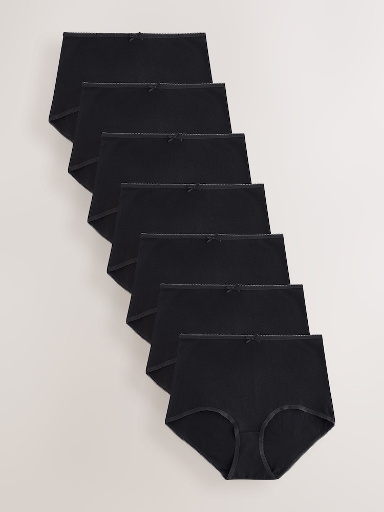 Noir - Lot de 7 culottes riches - Image 1 of 6