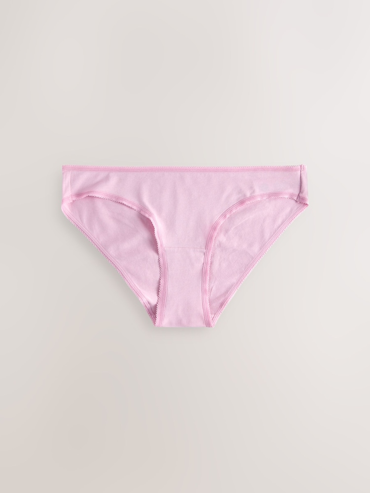 Pink Blue Marl Bikini Rich Knickers 7 Pack - Image 2 of 10