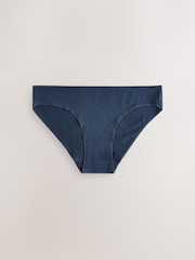 Pink Blue Marl Bikini Rich Knickers 7 Pack - Image 4 of 10