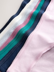 Pink Blue Marl Bikini Rich Knickers 7 Pack - Image 9 of 10