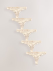 Rose Nude - Culotte en coton riche 5 Pack - Image 1 of 6