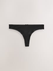 Black Thong Rich Knickers 5 Pack - Image 3 of 5