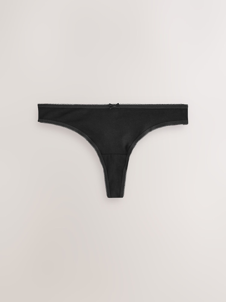 Noir - Lot de 5 culottes riches - Image 3 of 5
